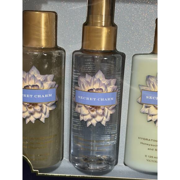 Victoria’s Secret Secret Charm 3 Pc Kit Body Lotion + Body Wash + Body Mist RARE - Picture 4 of 9